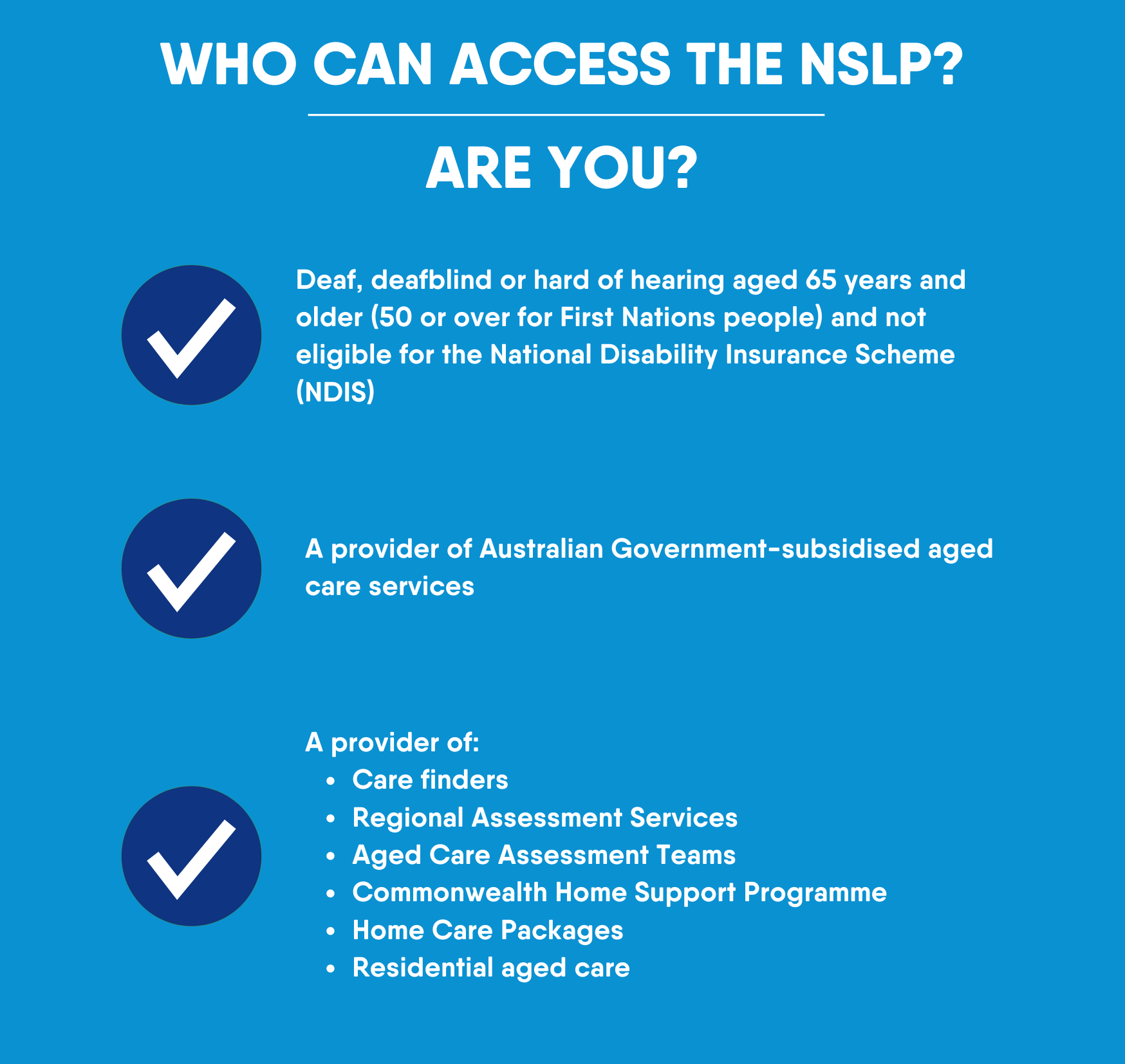 WHO CAN ACCESS THE NSLP