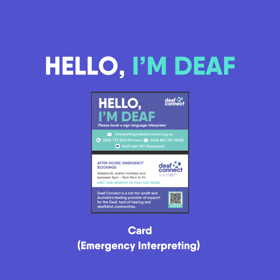 Medical Interpreting | Downloadable Resources - Deaf Connect