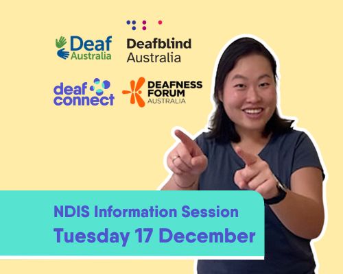 NDIS Information Session for the Deaf Community