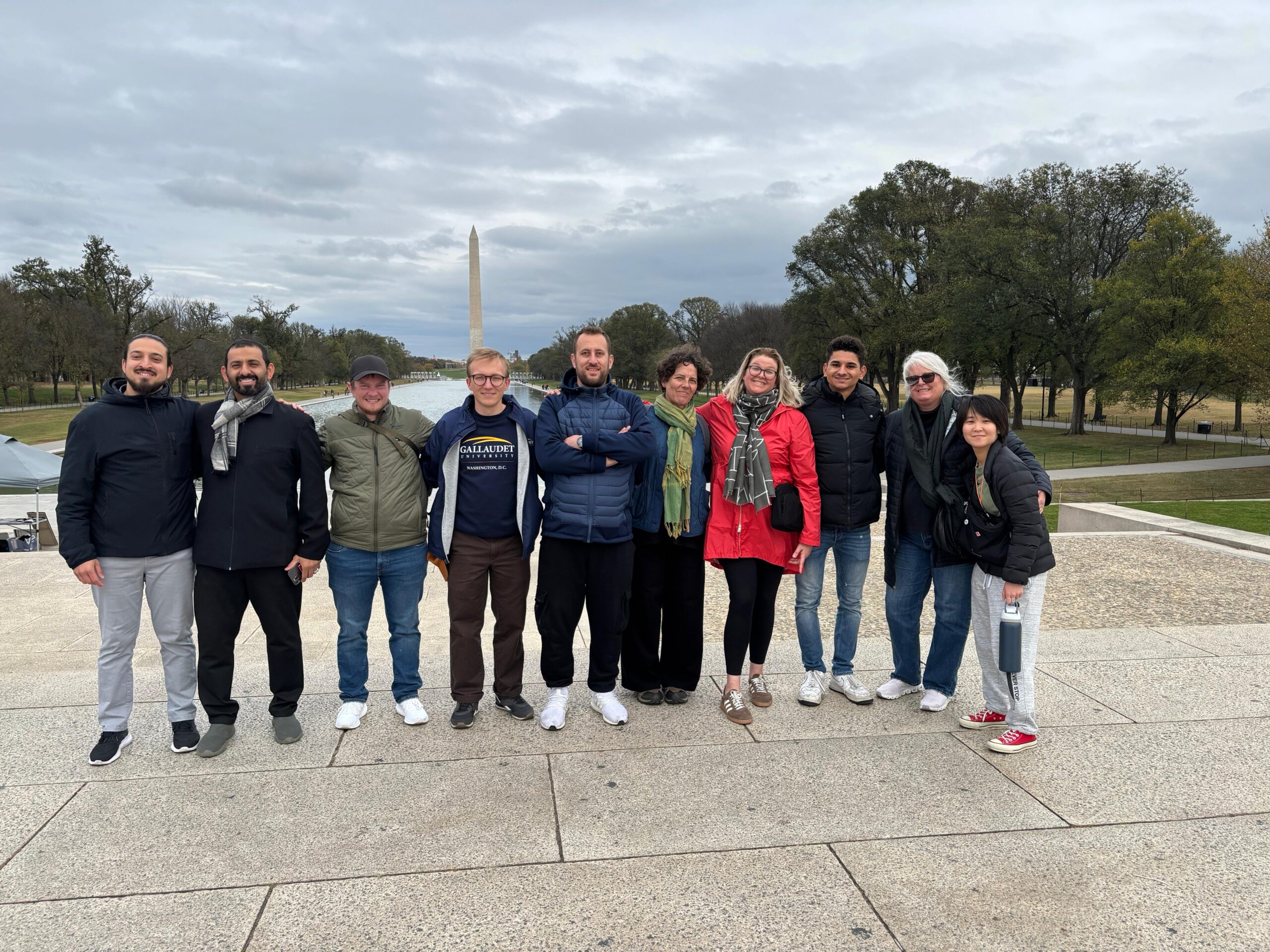 05 Life at Gallaudet - Group photo with classmates
