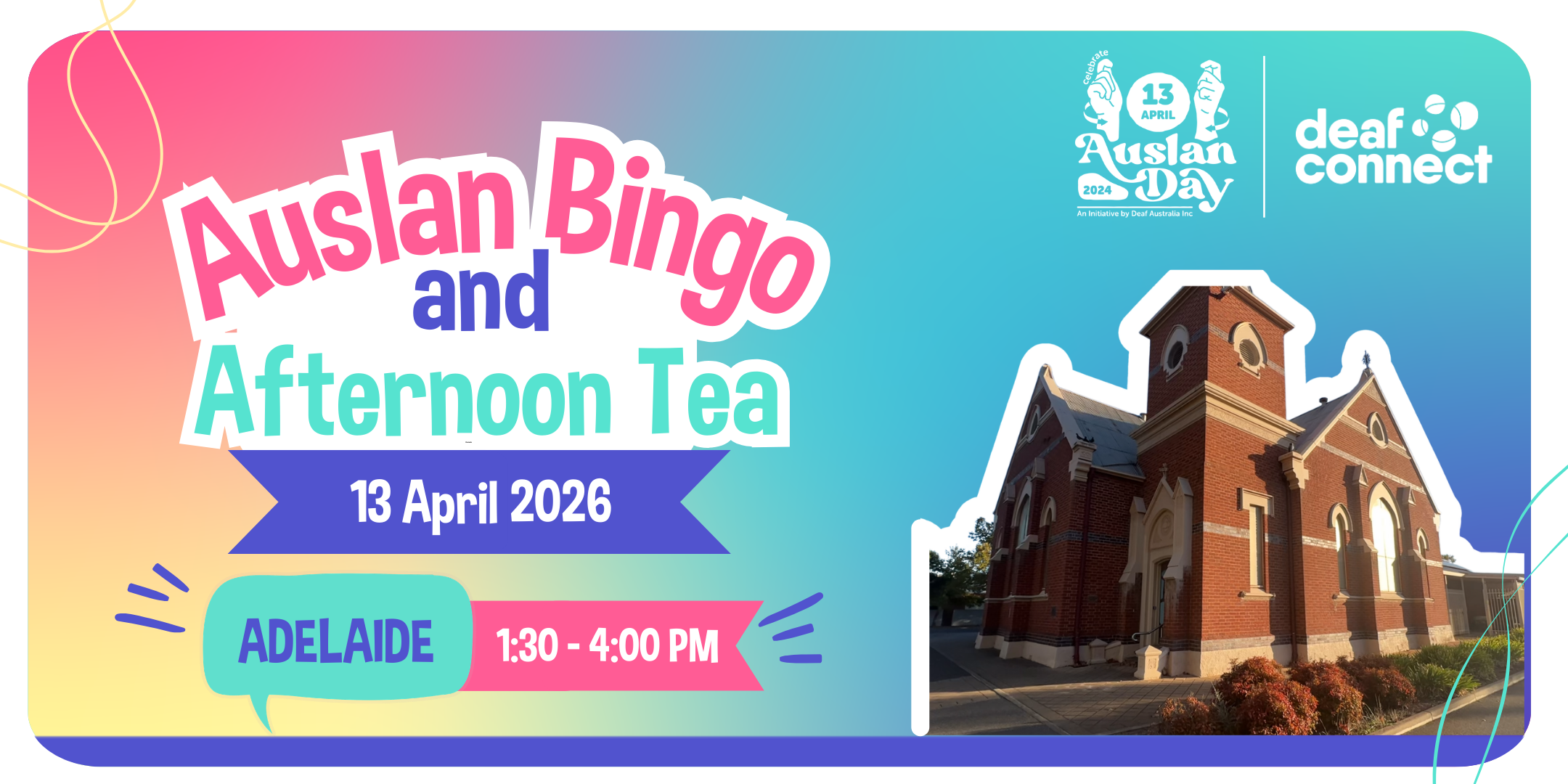 Auslan Day | Auslan Day Bingo & Afternoon Tea | Adelaide - Deaf Connect